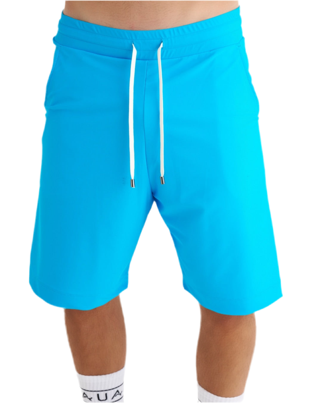 Bermuda Lungo in Lycra con Tasche profonde Sky Blue
