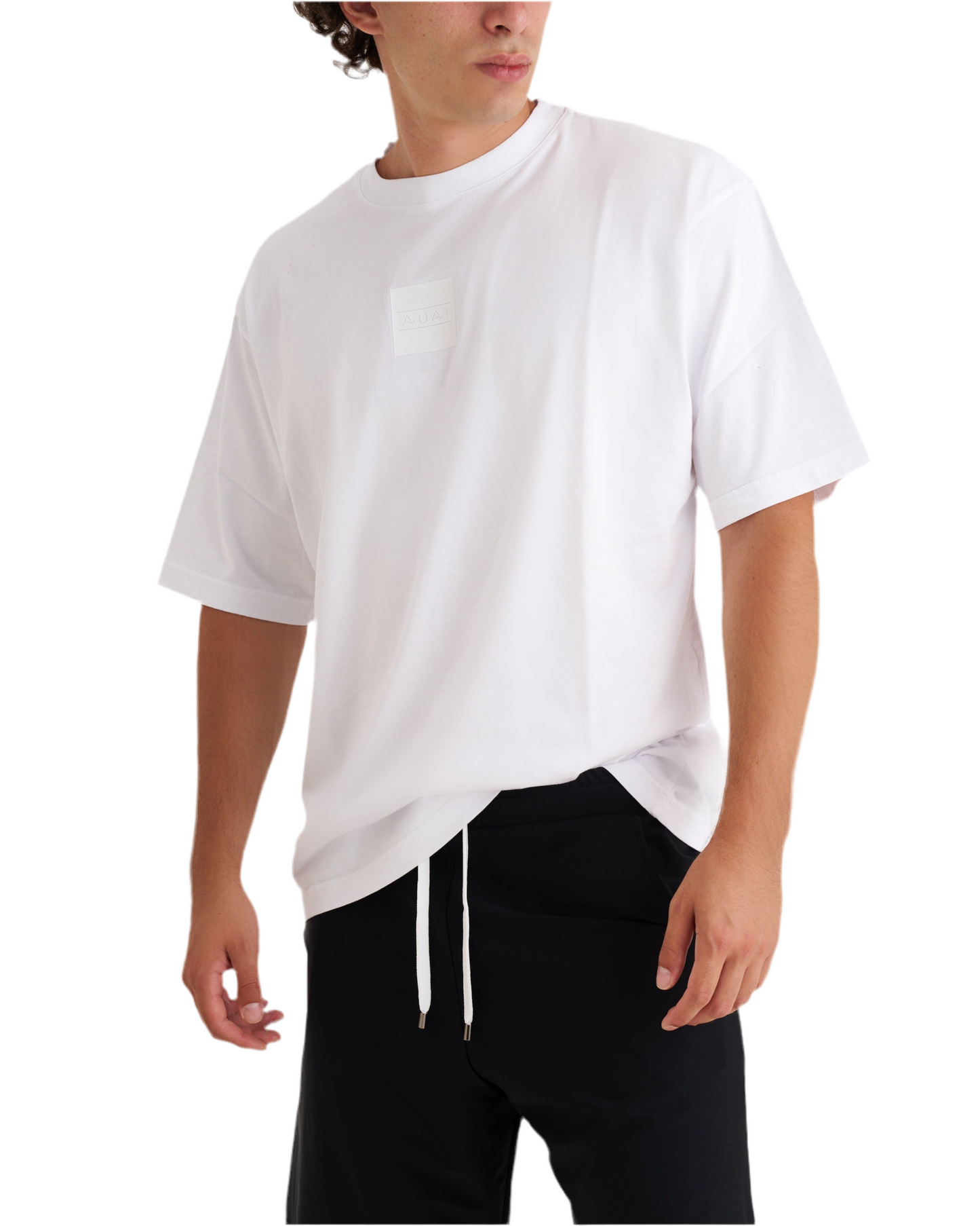 T-shirt Cube in cotone White