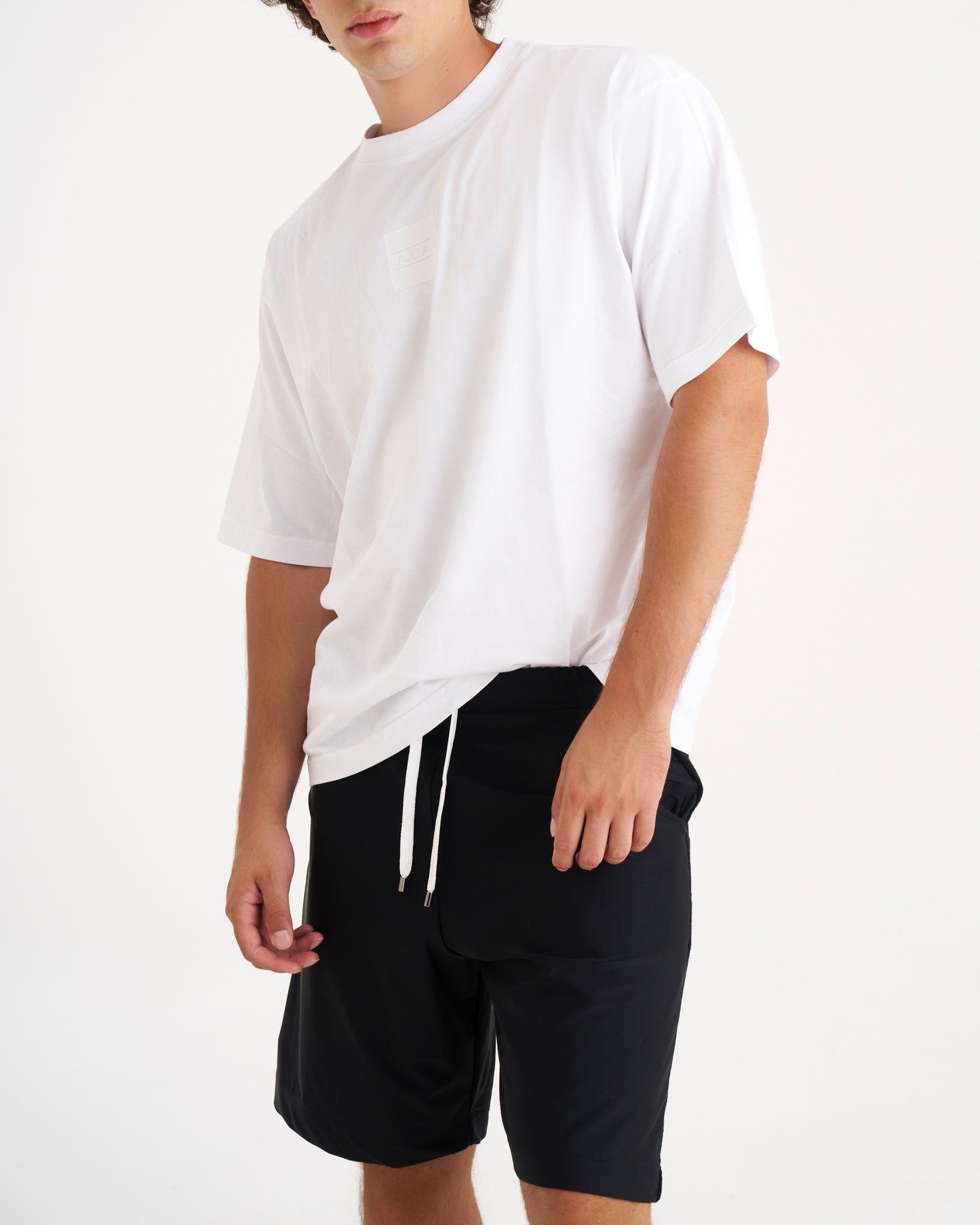 Bermuda Lungo in Lycra con Tasche profonde Freedom Black