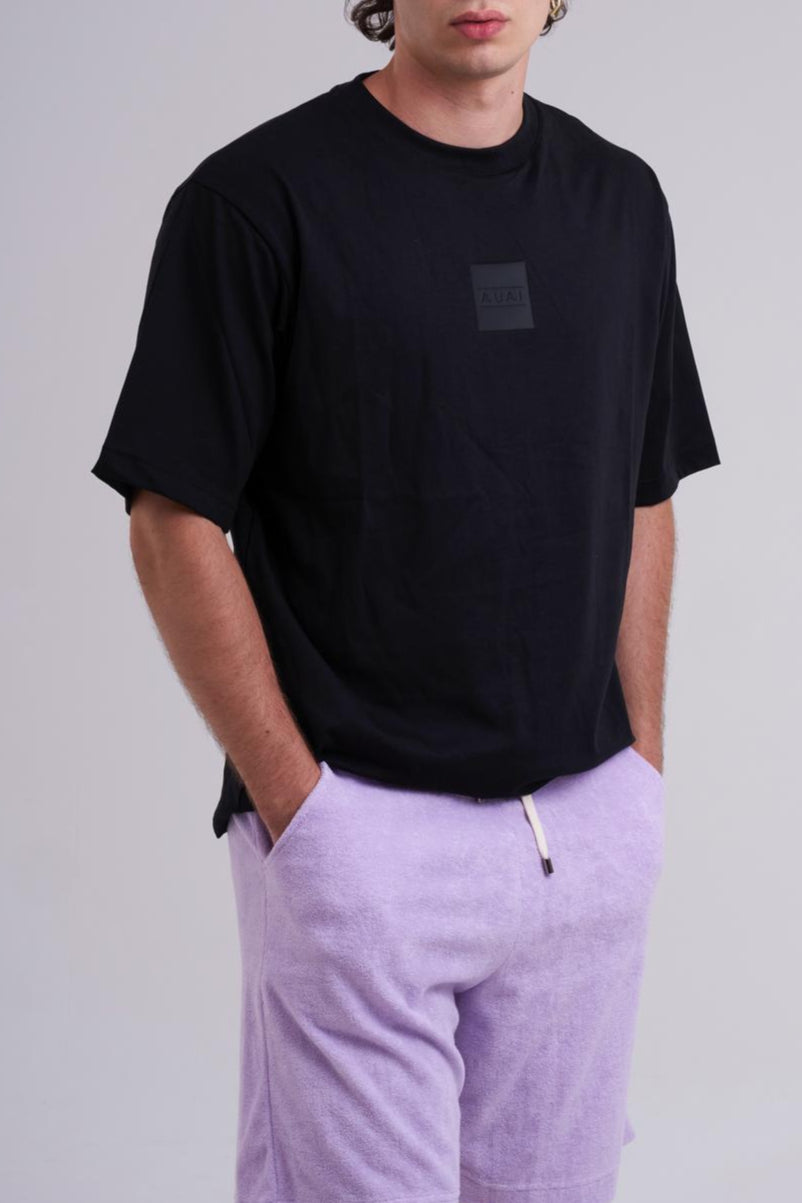 T-shirt Cube in cotone Black