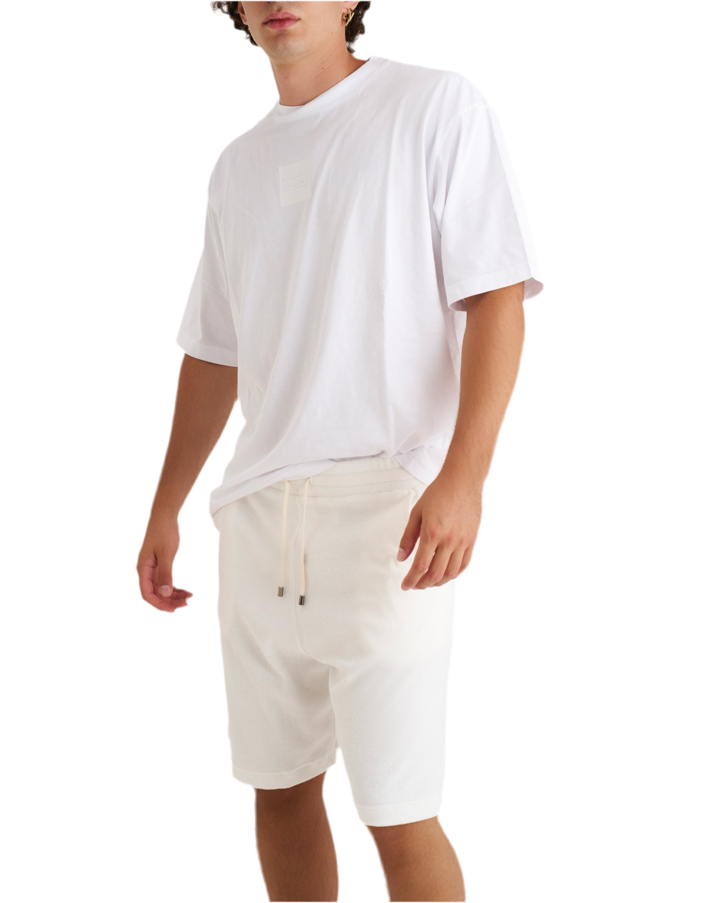 T-shirt Cube in cotone White
