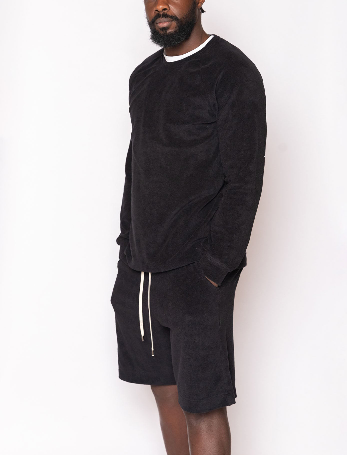 Bermuda lungo con tasche profonde Freedom Black