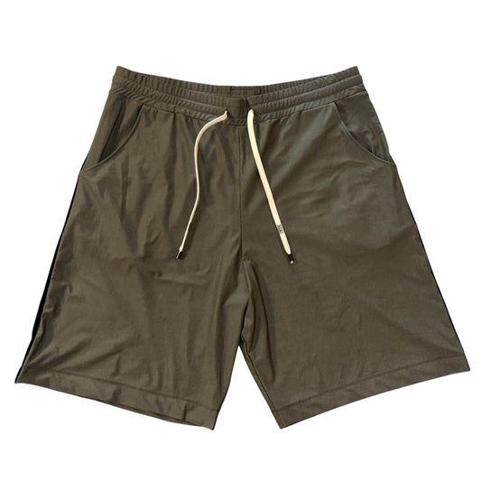 Bermuda Lungo in Lycra con Tasche profonde Deep Forest Green