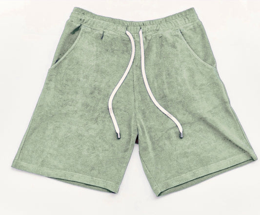 Bermuda Lungo con Tasche Profonde Dusty Green