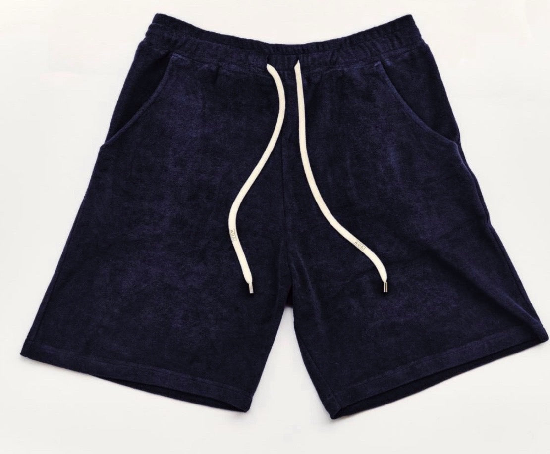 Bermuda Lungo con Tasche Profonde Midnight Blue