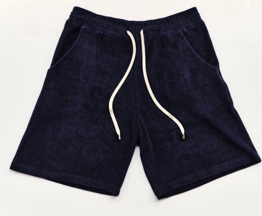 Bermuda Lungo con Tasche Profonde Midnight Blue