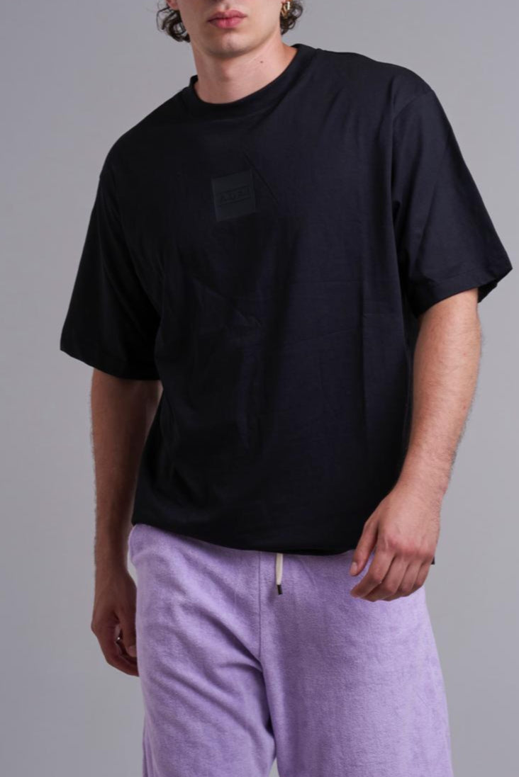 T-shirt Cube in cotone Black