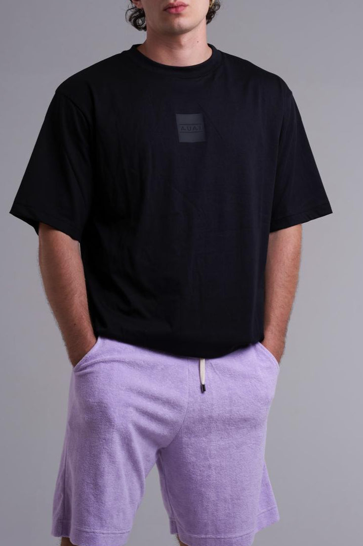 T-shirt Cube in cotone Black