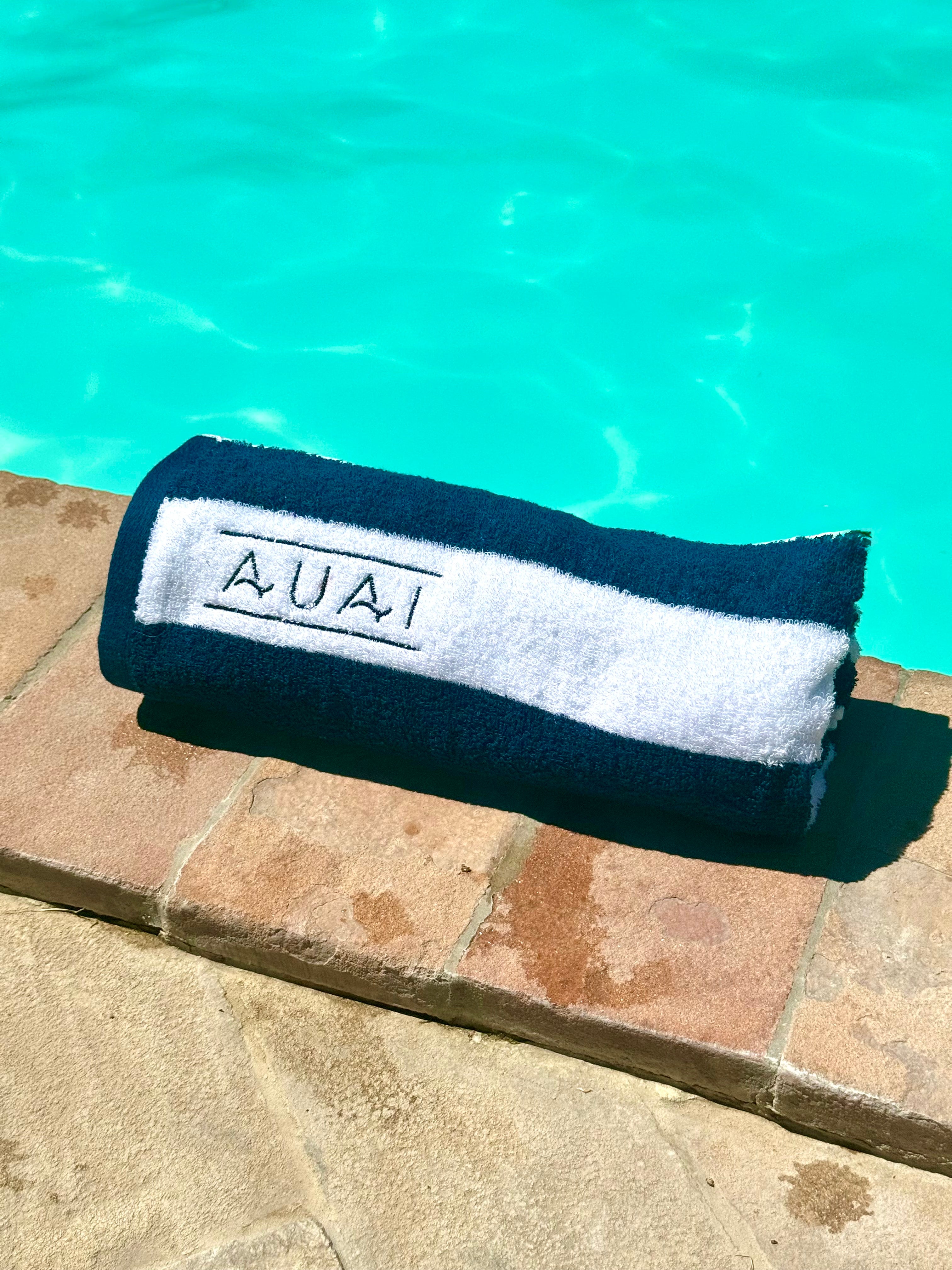 Striped Terry Beach Towel