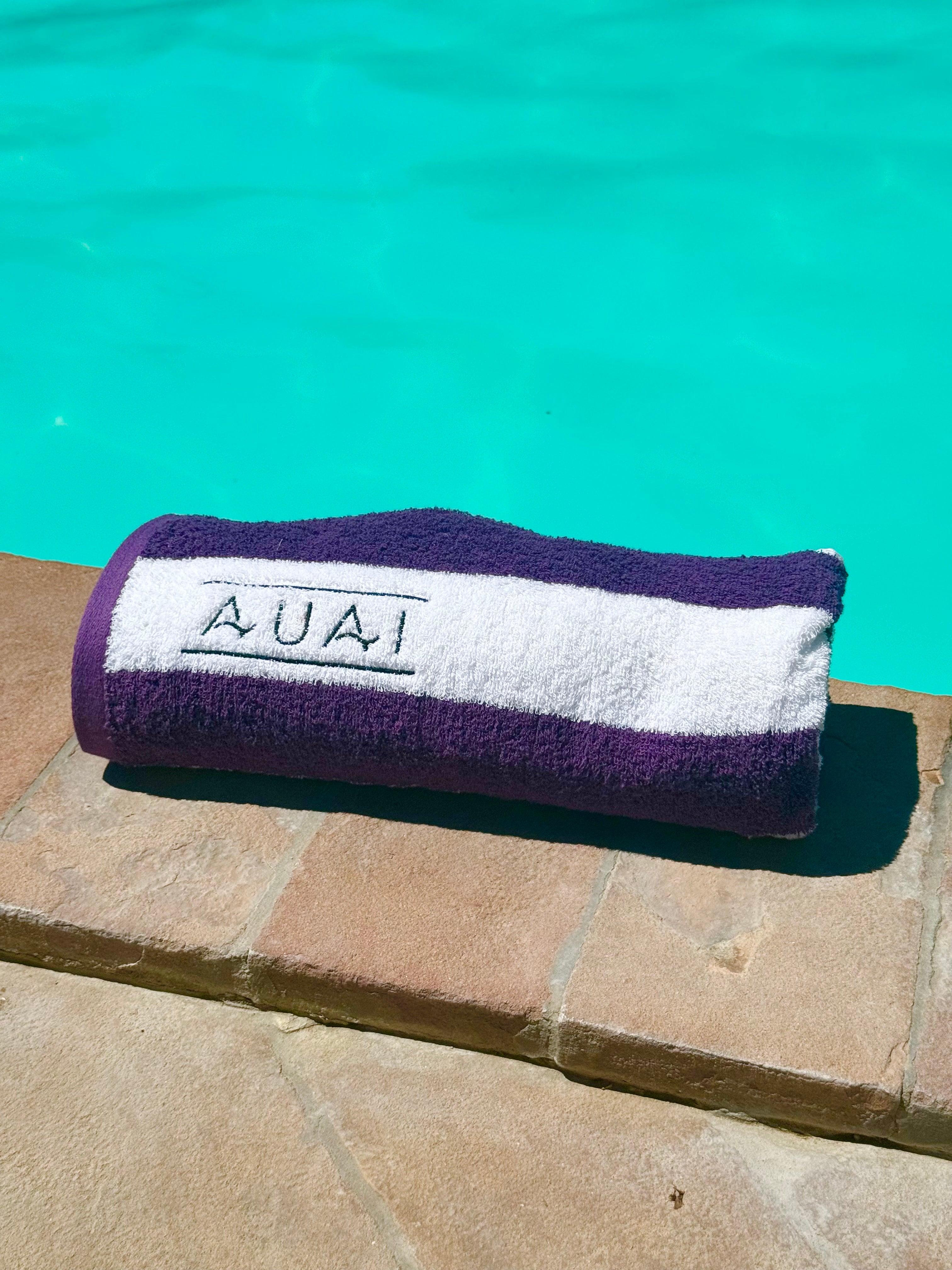 Striped Terry Beach Towel