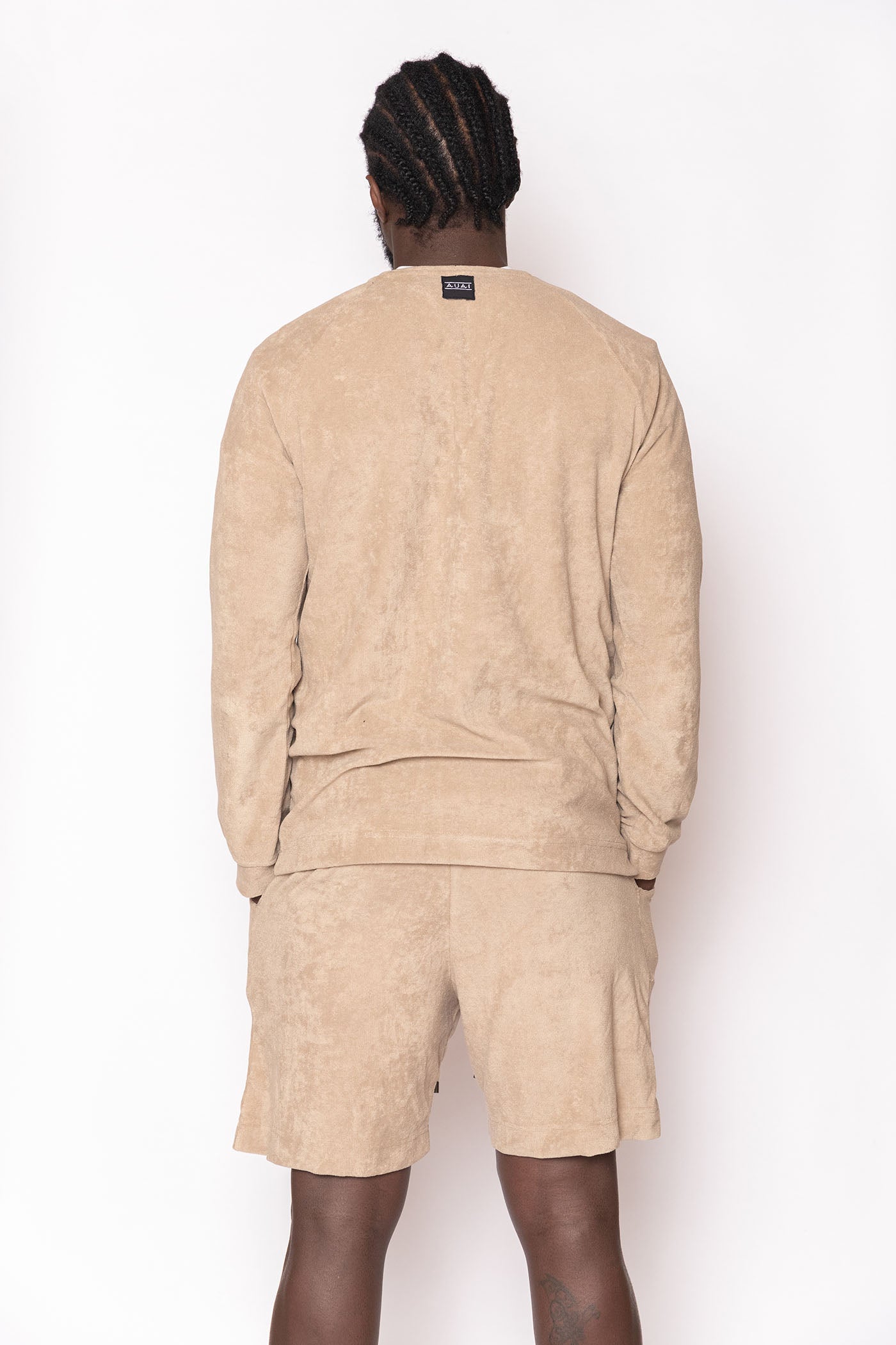 Bermuda Lungo con Tasche Profonde Desert Beige