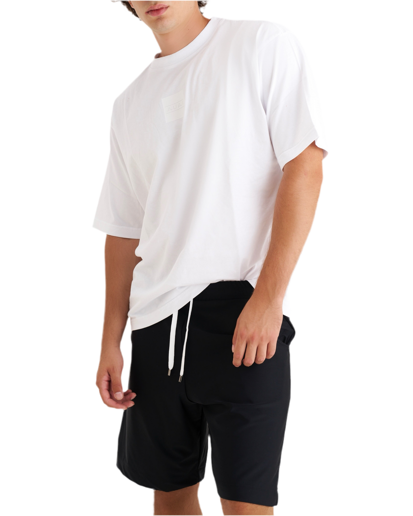 T-shirt Cube in cotone White