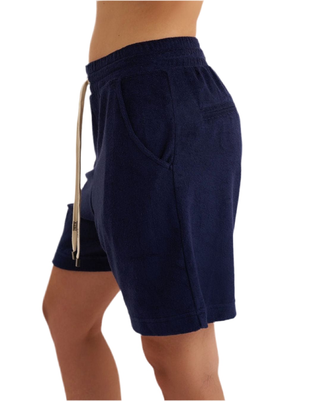 Bermuda Lungo con Tasche Profonde Midnight Blue