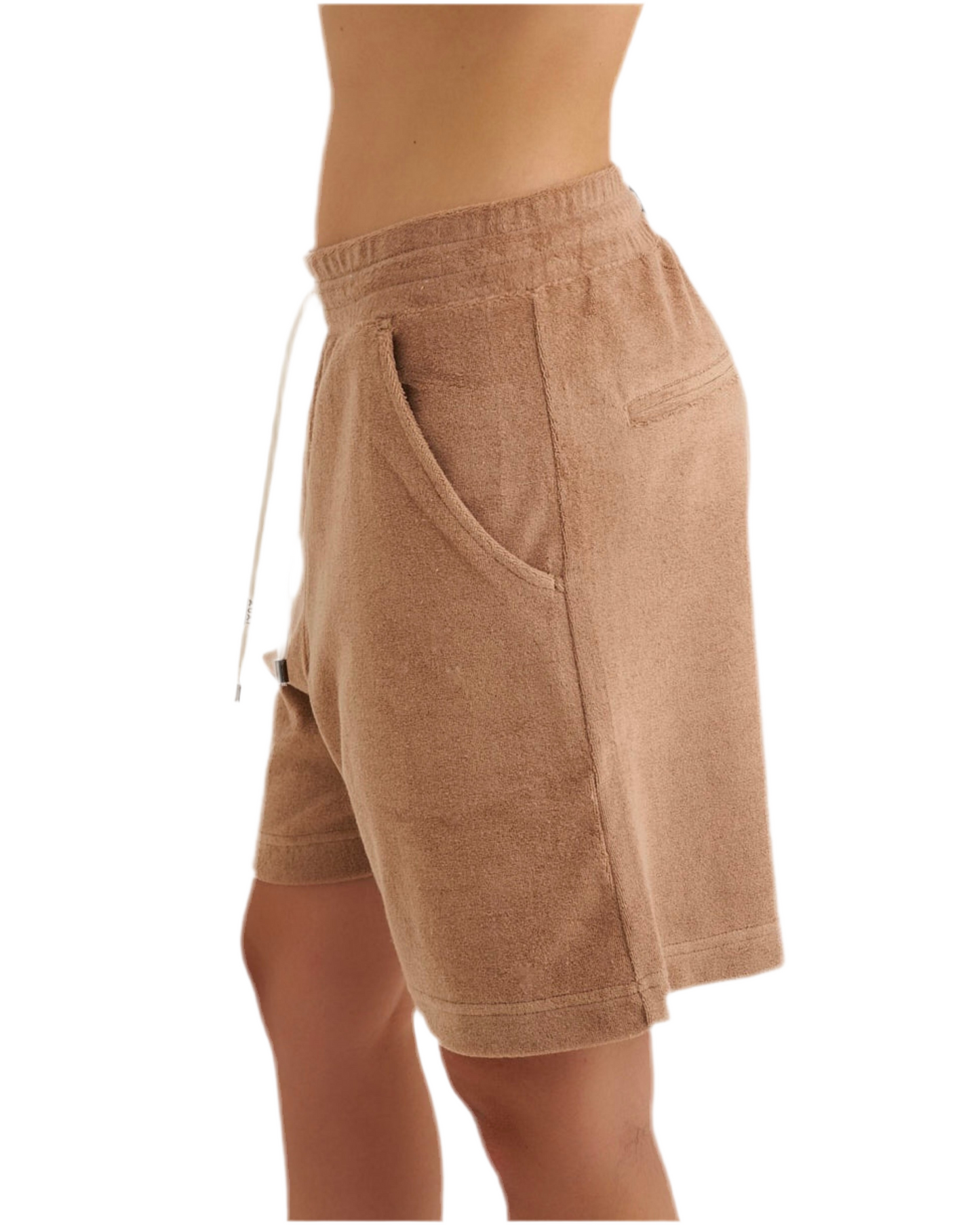 Bermuda Lungo con Tasche Profonde Earthy Cocoa