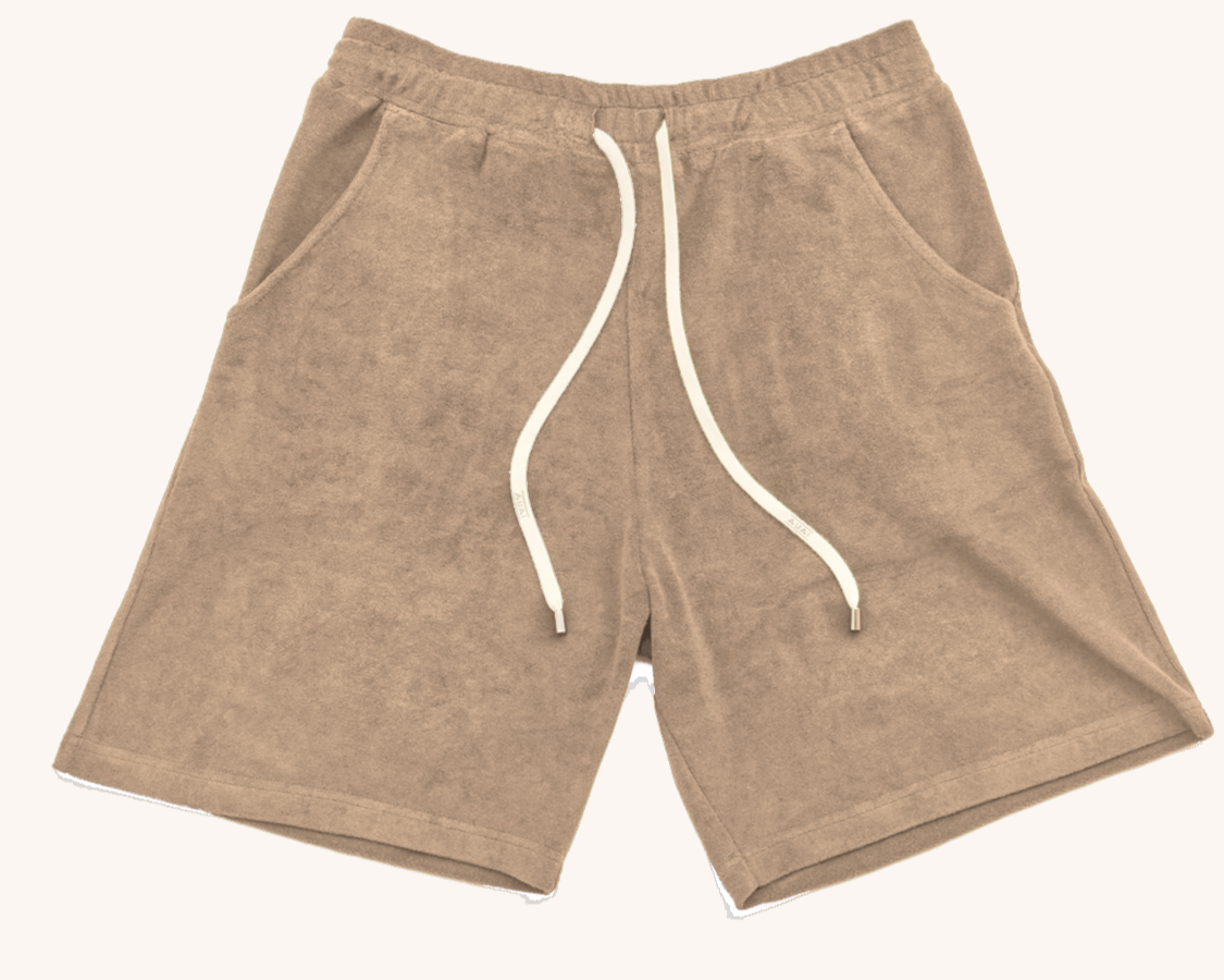 Bermuda Lungo con Tasche Profonde Desert Beige