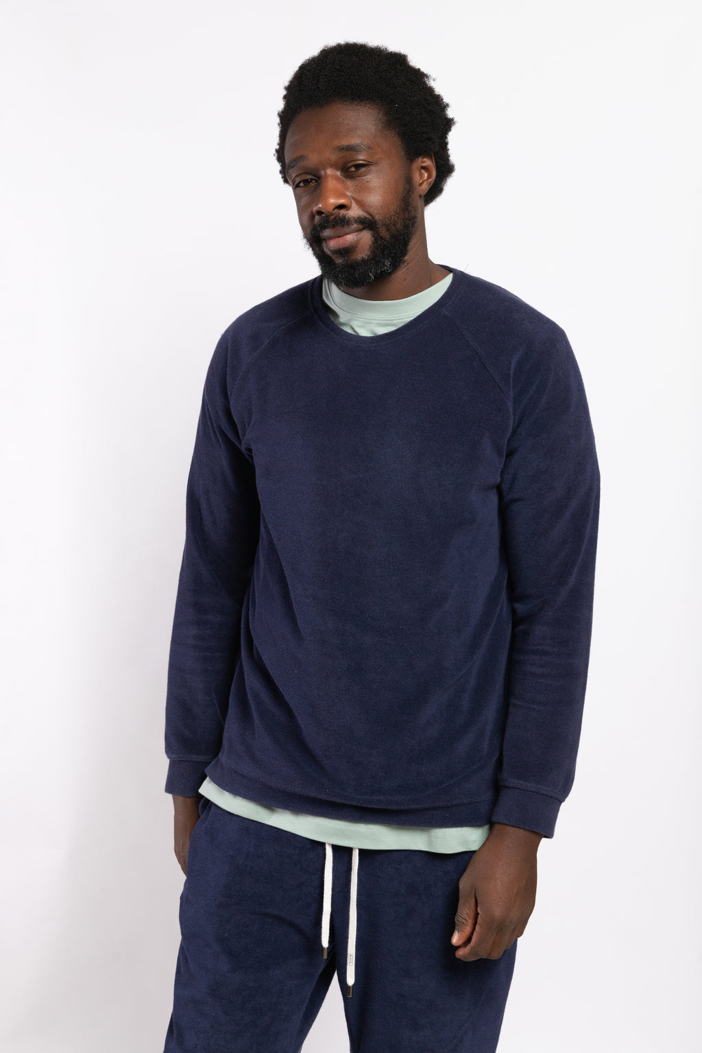 Felpa Girocollo in Spugna