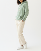 Felpa Over con Cappuccio in Spugna