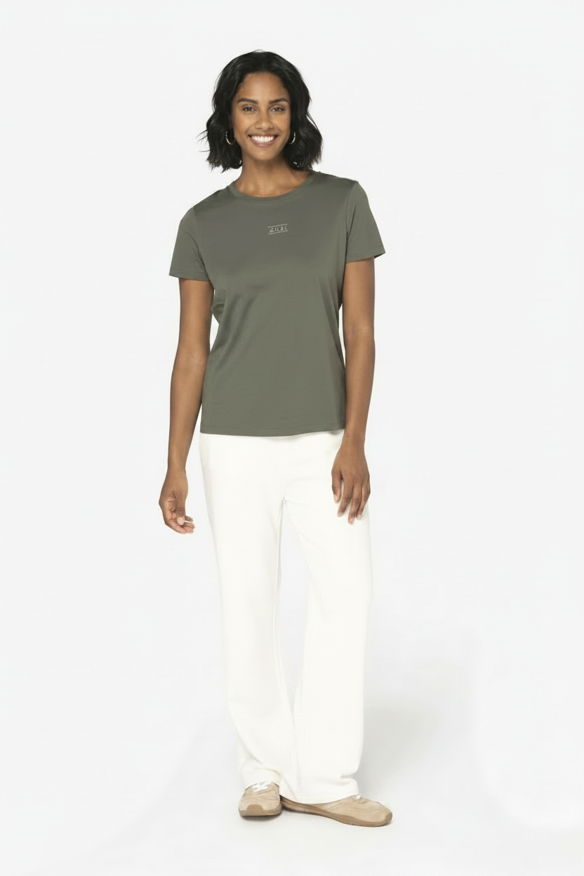 T-Shirt Donna Ecosostenibile In Cotone