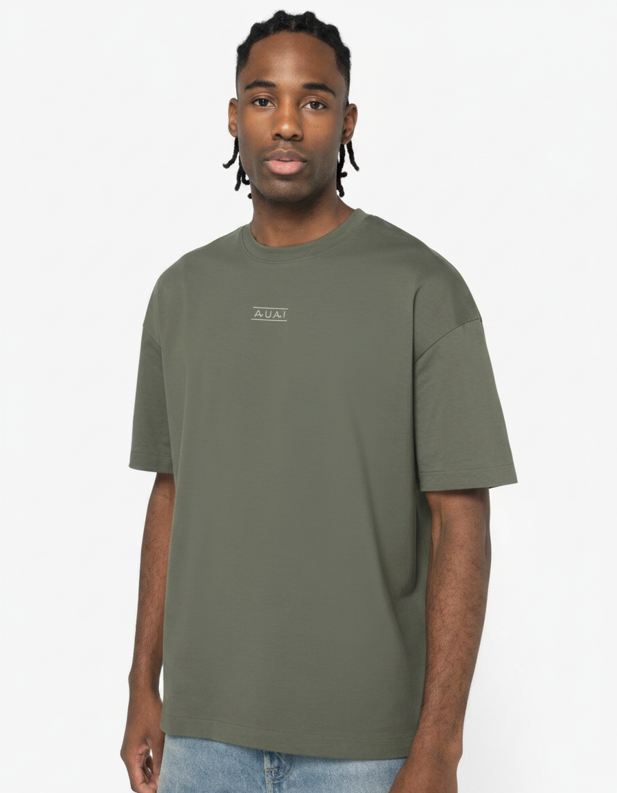 T-Shirt Uomo Oversize Ecosostenibile In Cotone