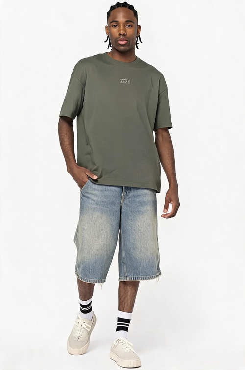 Camiseta Hombre Oversize Ecológica De Algodón